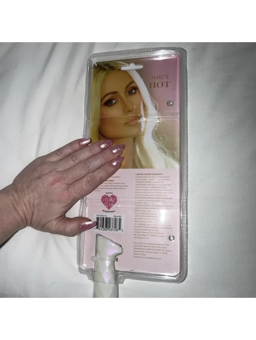 Paris Hilton carbon Stainless Steel Cleaver Knife 7in